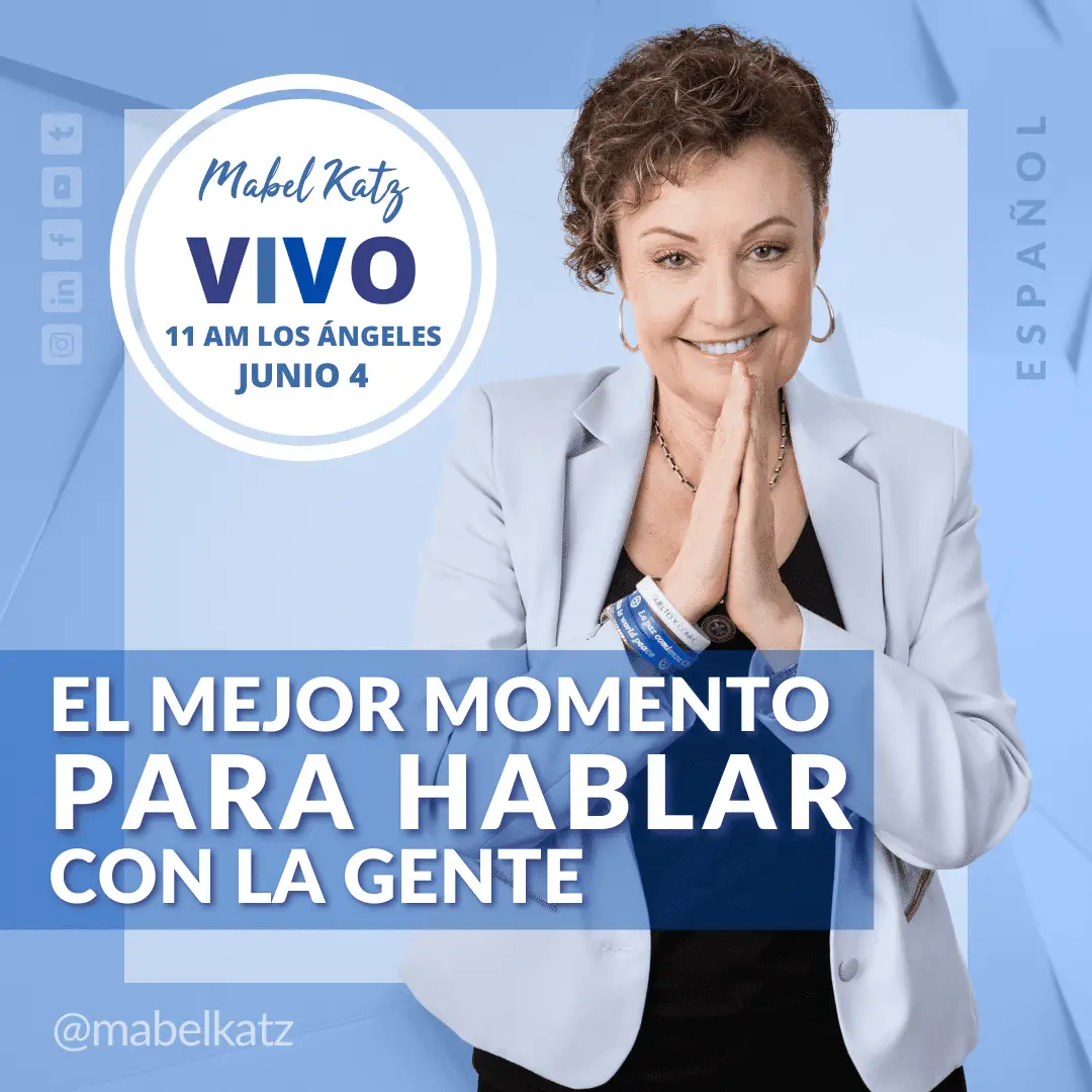 el mejor momento para hablar con la gente