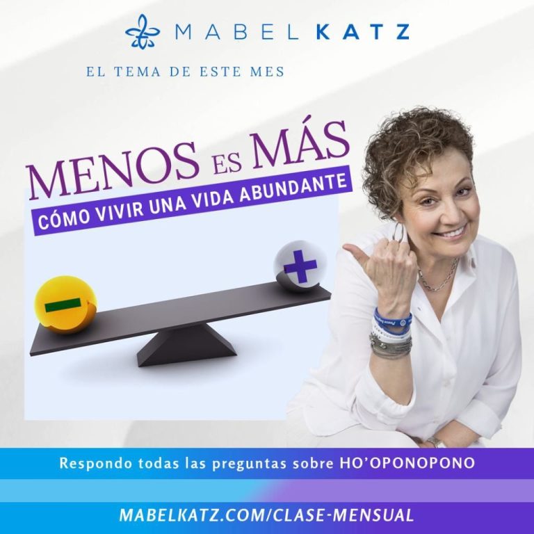 Menos es Mas clase mensual