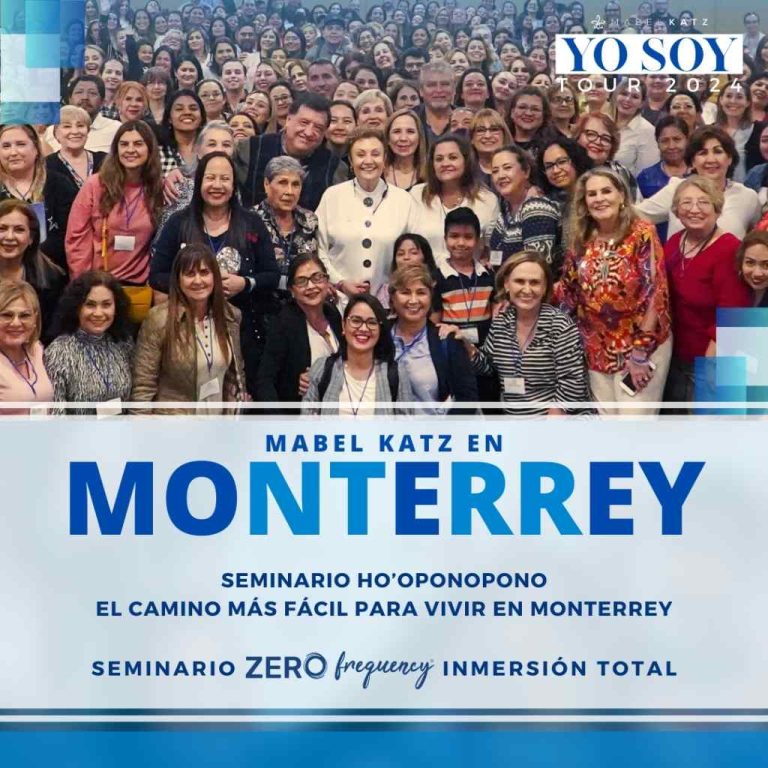 Monterrey seminario 2024 Ho'oponopono Tour Yo Soy