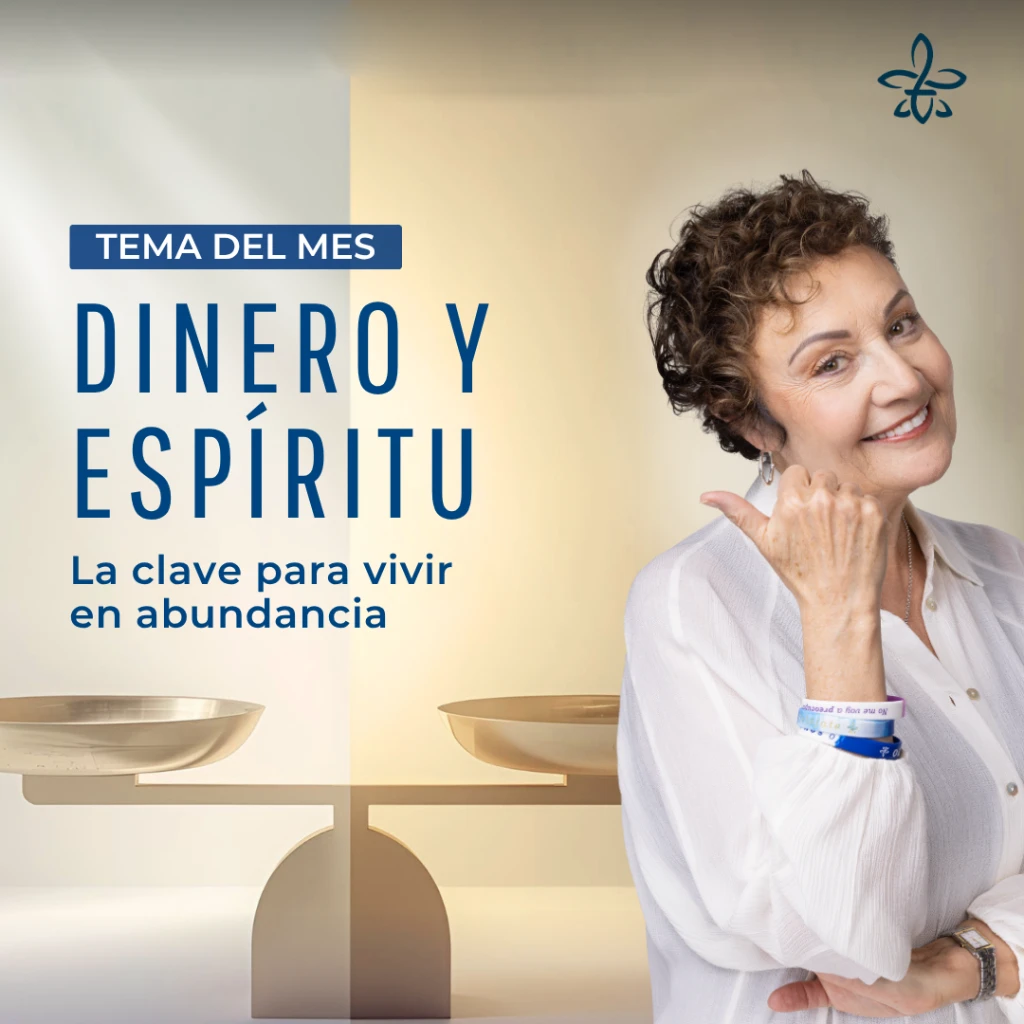 Mabel Katz explicando cómo reconciliar el dinero y la espiritualidad para vivir en abundancia